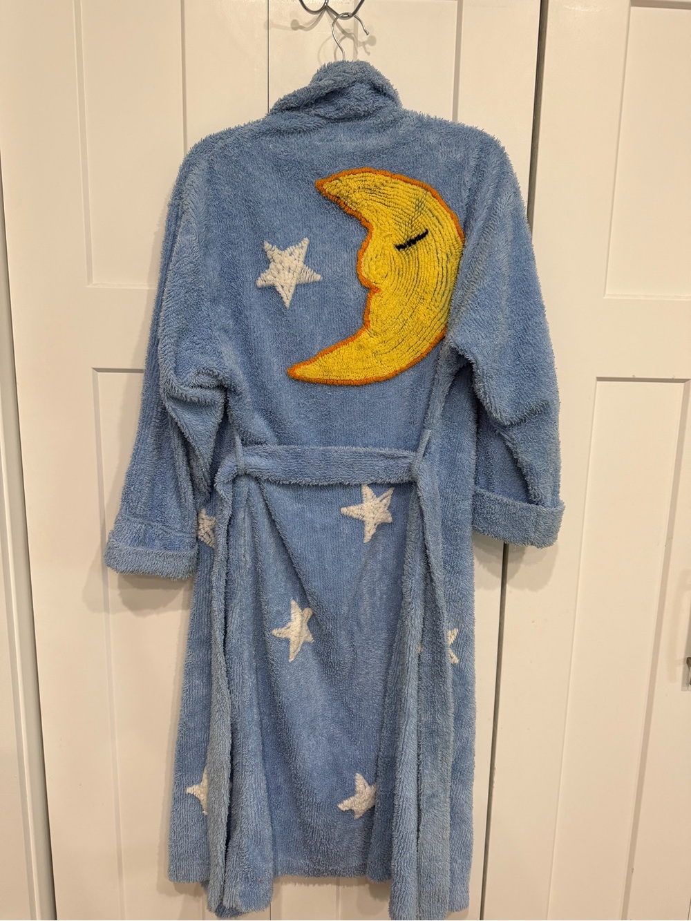 Canyon Group Chenille Robe Celestial Moon Stars Cozy Whimsy Vintage READ